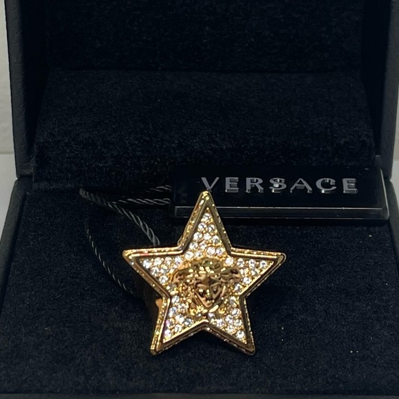 VERSACE Medusa Star Ring - Picture 1 of 9